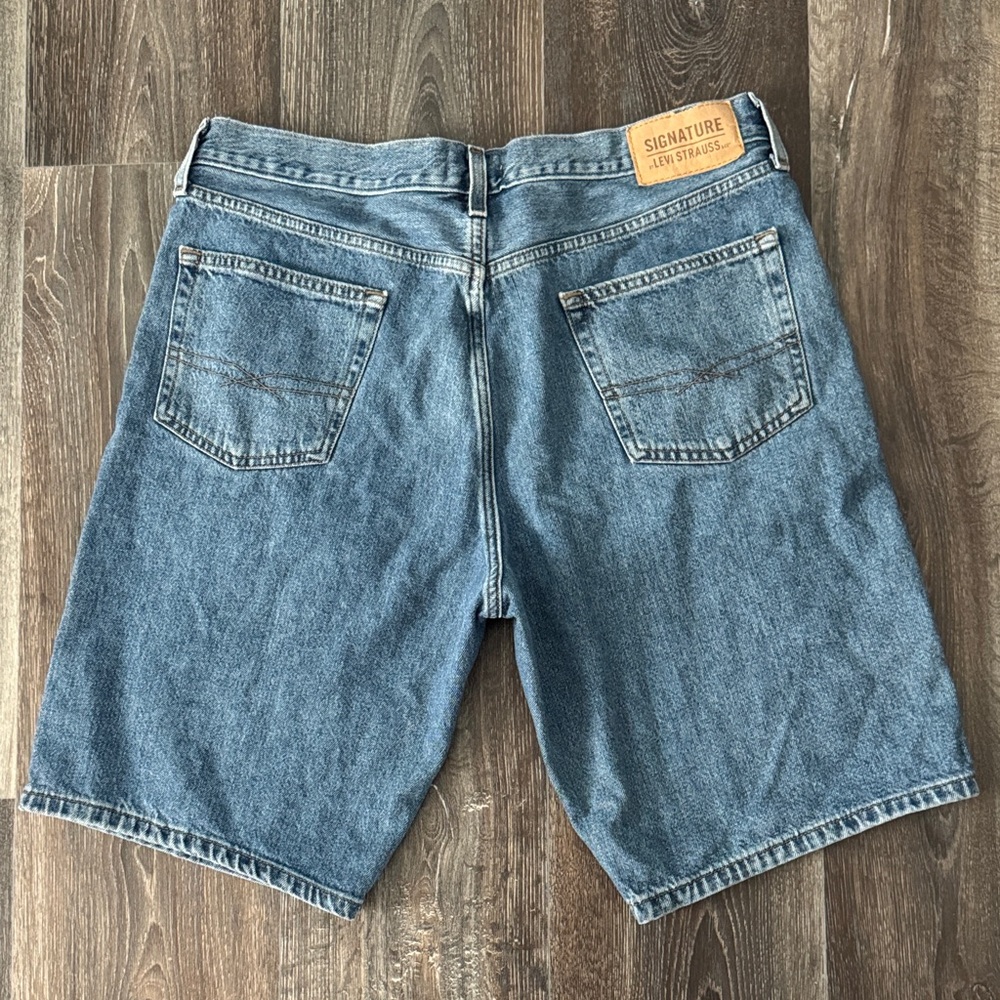 LEVI Men's Denim Blue Jean Shorts